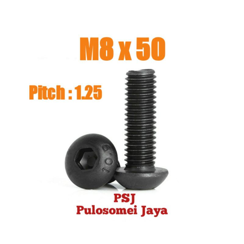 ปุ่ม Bolt L M8 x 50 / ปุ่ม L เหล็ก M8 x 50
