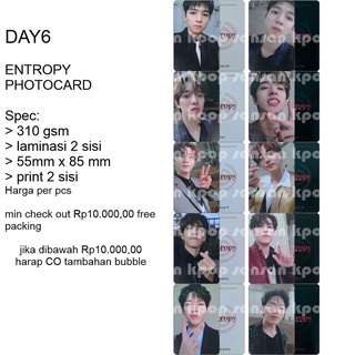 Day6 การ์ดรูปภาพ ENTROPY UNOFFICIAL