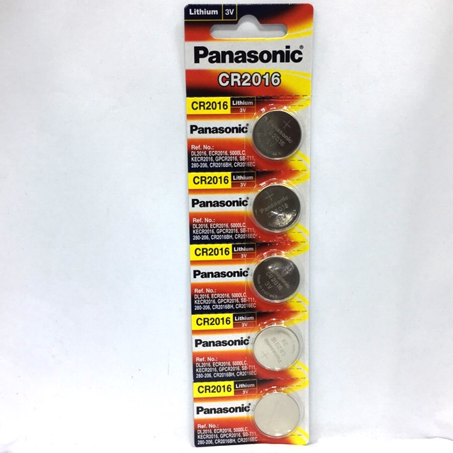 ถ่านกระดุม Panasonic CR2016 lithium battery 3V Shopee Thailand