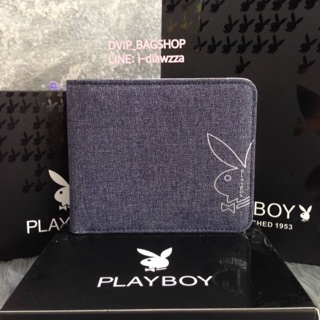 Playboy Denim  Leather Wallet แท้💯%