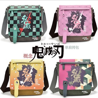 กระเป๋าสะพาย Crossbody ลายกราฟฟิก อนิเมะเรื่องดาบพิฆาตอสูร Demon Slayer