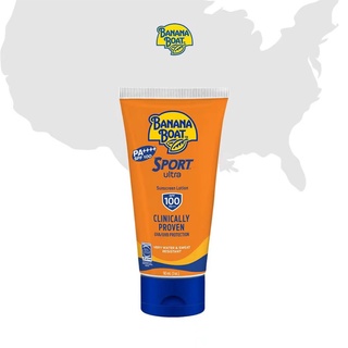 Banana Boat กันแดดสำหรับผิวกาย ทำกิจกรรมกลางแจ้ง Sport Sunscreen Lotion SPF50+PA+++ 90ml.