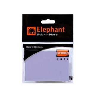 Elephant ตราช้าง กระดาษโน๊ต กระดาษโน๊ตกาวในตัว Post It สีม่วงพาสเทล 2X3 นิ้ว