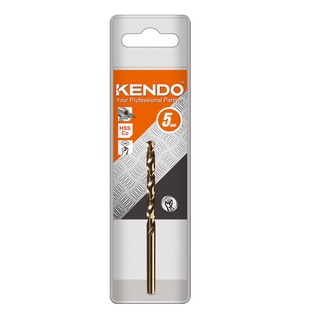 KENDO 10305004 ดอกสว่านเจาะสแตนเลส(โคบอลท์) 5.0 × 86mm (1 ชิ้น/แพ็ค) | MODERTOOLS OFFICIAL