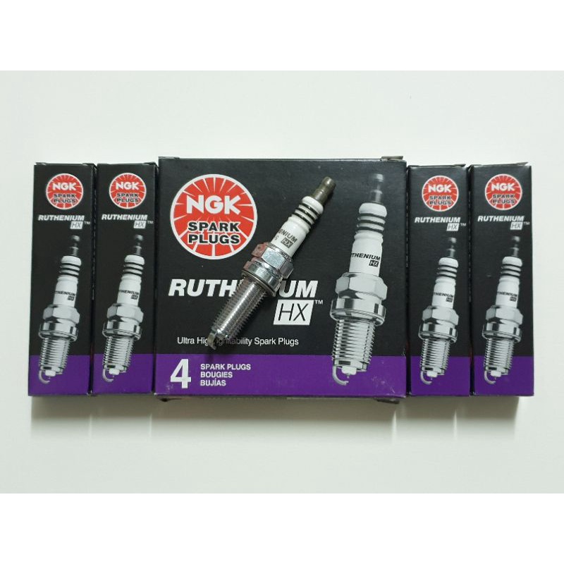 หัวเทียน NGK RUTHENIUM HX แท้ 💯% [Made in Japan] ใช้สำหรับรถยนต์ Honda ตรงรุ่น **รับประกัน 120,000 K