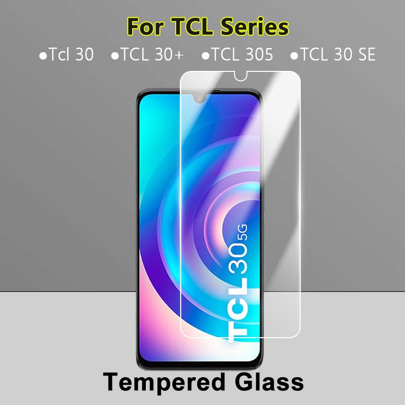 1/2/3/5pcs สําหรับ TCL 30 305 30E V SE XE Plus 5G HD Clear Ultra Slim 2.5D Anti-Scratch 9H Tough กระ