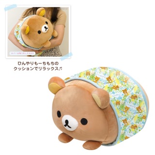 แท้ 100% จากญี่ปุ่น ตุ๊กตา ซานเอ็กซ์ รีลัคคุมะ San-X Rilakkuma Feeling Of Cold Cloth Cover Touches Big Size Plush Doll