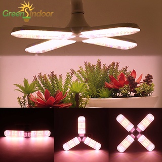 Greensindoor ไฟLED ไฟใบไม้ LED Grow light 24W/36W/48W E27 ไฟปลุกต้นไม้ ไฟช่วยต้นไม้ตัวเร็ว ไฟปลูกต้นไม้ เต็มสเปกตรัม