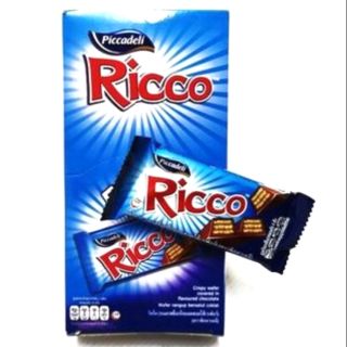 Ricco &amp; ROXTA &amp; Orbs Chocloate bite Paccadeli เวเฟอร์เคลือบช็อกโกแลต