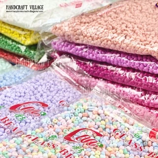 ลูกปัดเม็ดทราย (สีที่ 77-90) 1.5มิล/3มิล/4มิล ห่อใหญ่ 450กรัม สีเยอะมากกก พร้อมส่งทุกสี* [ลิ้งค์ที่ 6/7]