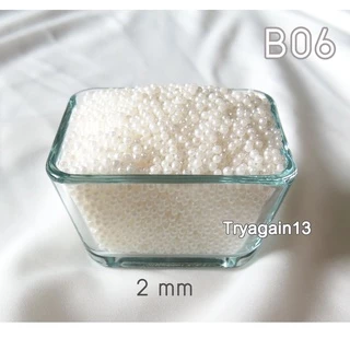 น้ำตาลตกแต่งเค้ก กินได้ 2,4,7,8 mm สีขาว สีทอง 30g/50g
