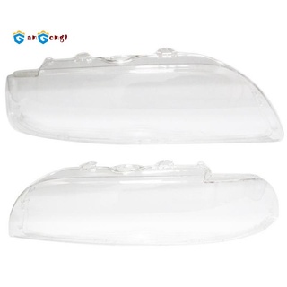 1 Pair Headlight Cover Shell Headlight Glass Lens Automobiles head light lamp Lens Kit Left 63128375301 for Bmw 5 Series E39 518 520 523 525 528 530 1995-2003, Left &amp; Right