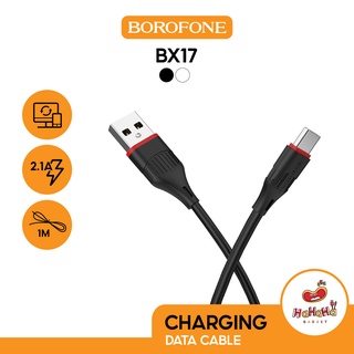 Borofone BX17 สายชาร์จ USB 2.1A สำหรับชาร์จและถ่ายโอนข้อมูล