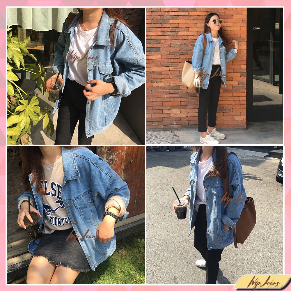 เสื้อคลุมยีนส์ผู้หญิงกันหนาวร้อนแขนยาว