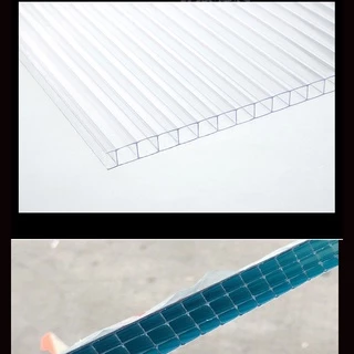 แผ่นโพลีคาร์บอเนต Polycarbonate สีใส แบบสี หนา 6 มิล มีหลายสี โพลีคาร์บอเนต แผ่นหลังคาโพลีคาร์บอเนต