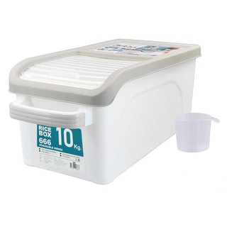 ถังข้าวสารพลาสติกอเนกสงค์ KECH 15 กก.  RICE BIN PLASTIC MEASURING 15kg KECH 668