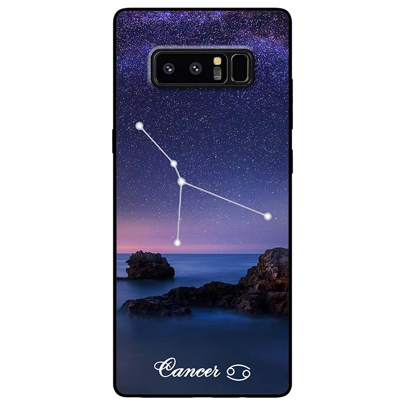 เคสสําหรับ Samsung Note 8 - Note 9 - Note 10 - Note 10 Plus - Note 20 - Note 20 Ultra - Zodiac Sign 