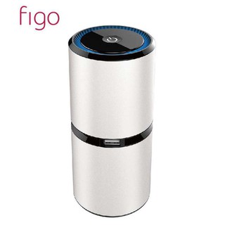 Figo4 เครื่องฟอกอากาศในรถยนต์ แบบพกพา กรองฝุ่น PM 2.5 ได้ ปรับความชื้นในรถ เสียบชาร์ตแบตได้้2ช่อง