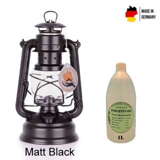 ตะเกียงรั้ว Feuerhand baby special 276 สี  Matt Black (ดำด้าน)พร้อมน้ำมันพาราฟิน