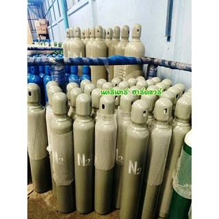 ถังไนโตรเจน 1.5 คิว ถังใหม่ มือ 1 มีก๊าซเต็มถัง พร้อมใช้ได้เลย ( ไนโตรเจน Nitrogen )