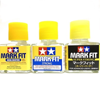 TAMIYA Mark Fit น้ำยาช่วยทำให้ดีคอลติดทน และเข้าร่อง แนบชิ้นงานโค้ง