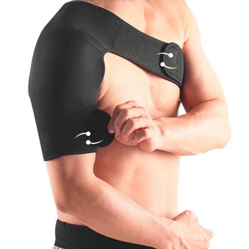 Support Brace Back Strap Wrap Belt Band Pads Single Shoulder Adjustable