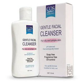 COS GENTLEFACIAL CLEANSER OILY AND ACNE ชมพู 110ML เหมาะสำหรับผูัที่มีผิวมัน และเป็นสิว