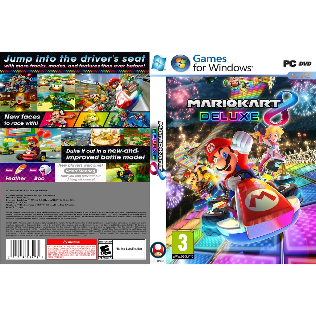 Mario Kart 8 Deluxe PC GAME [ออฟไลน์]