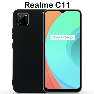 TPU CASE Realme C11 2021 เคสโทรศัพท์ เรียวมี เคสซิลิโคน เคสนิ่ม สวยและบางมาก เคสสีดํา [ ส่งจากไทย ]