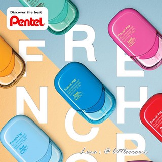 เทปลบคำผิด ลิควิดเทป Pentel French Pop น่ารัก สดใส มีให้เลือก 6 เฉดสี