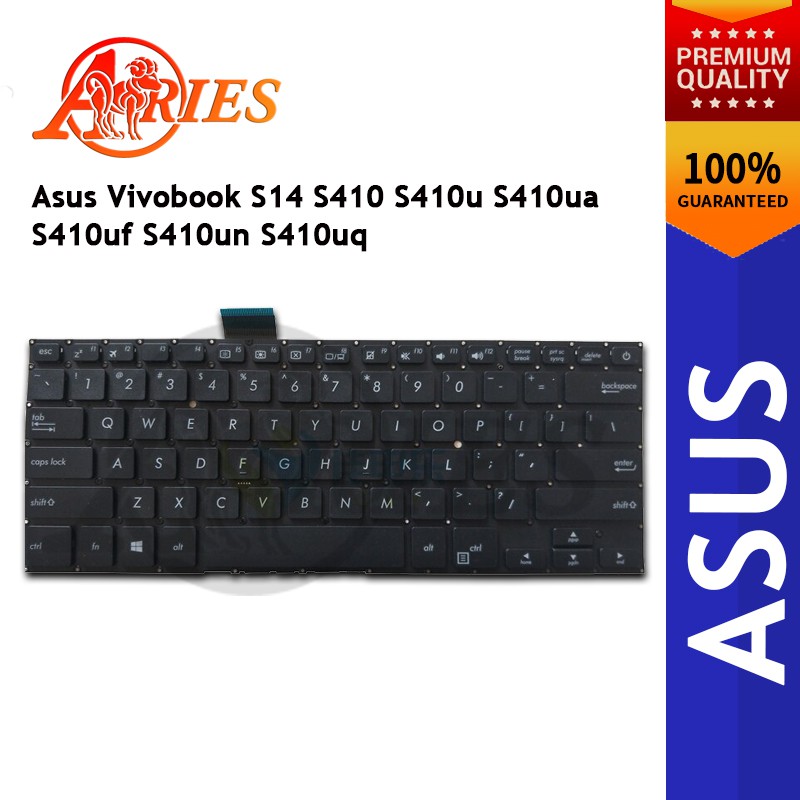 Asus Vivobook S14 S410 S410u S410ua S410uf S410un S410uq แป้นพิมพ์แล็ปท็อป