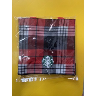 🎁Starbucks กระเป๋าสตาร์บัคลายสก็อต Christmas collection 20