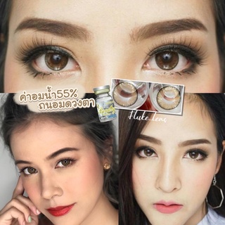 Shimmer brown , gray by beauty lens ค่าอมน้ำ55% เลนส์ป้องกันแสงสีฟ้า ป้องกันยูวี