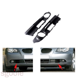 [SGOOLE]Replacement For 2004-07 BMW E60 E61 Left+Right Side 1 Pair Car Fog light Grille 51117049244/51117049243 Foglight Cover