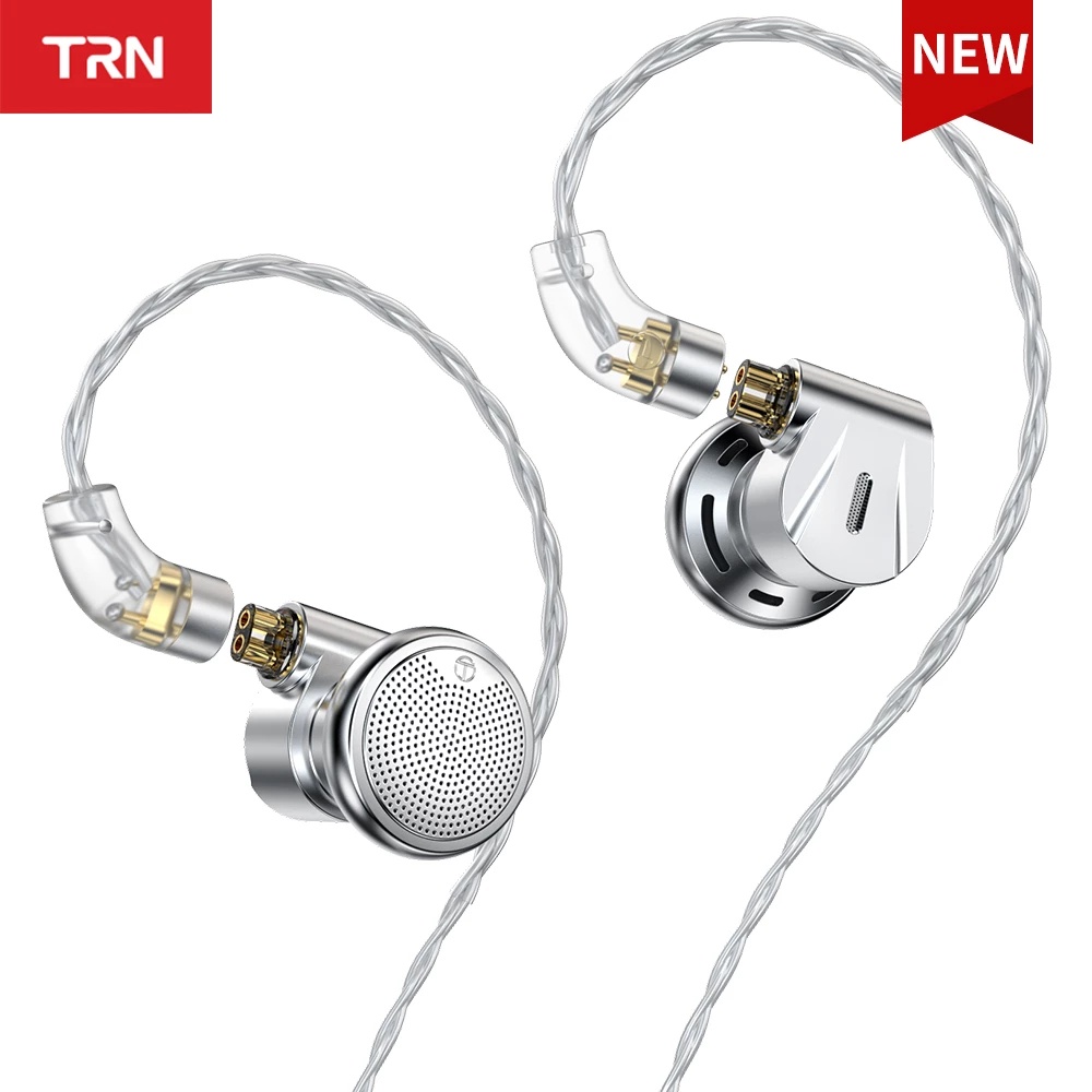 Trn EMX Dynamic Flagship Audiophile แบนชุดหูฟังปลั๊กอุดหู Super Bass เพลงเปลี่ยนสายสําหรับ EMA TN BAX