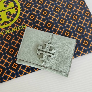 Tory Burch Leather Folding Wallet Logo Card Holders