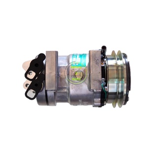 คอมแอร์ ซันเด้น 5H14-ร้อยข้าง-NPR150-NQR175 ใหม่24V Compressor SANDEN