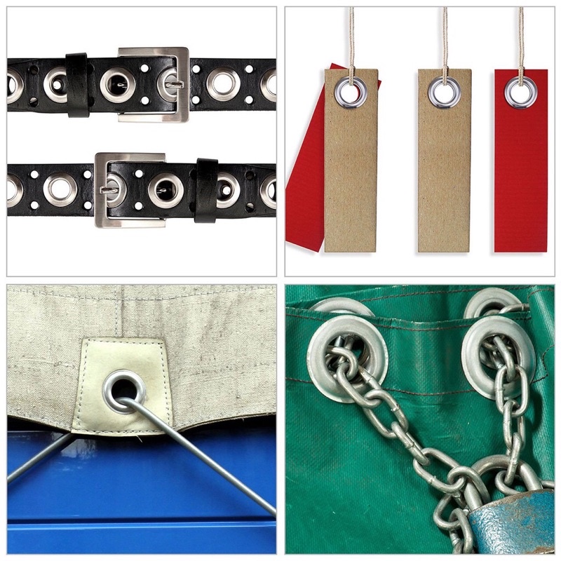 สุดคุ้ม❗️ชุดตอกตาไก่#23 รู 8 มิล ฟรี‼️เขียง+ตาไก่และแหวน 100ชุด พร้อมใช้😊 - รูปที่ 2