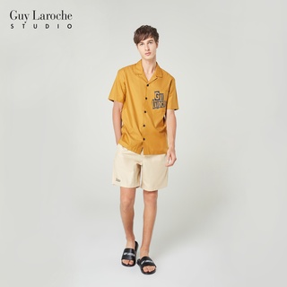 Guy Laroche Studio ชุดนอนคอปก ขาสั้นแขนสั้น  ผ้าคอตต้อน มีให้เลือก 3 สี รุ่น JPC3005