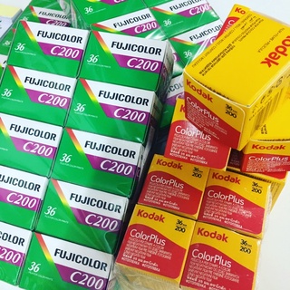 พร้อมส่ง (exp.11/2024)ฟิล์มสี Fujicolor C200 กล่องรุ่นใหม่- Kodak CP200 ล็อตใหม่ จากบริษัทแท้