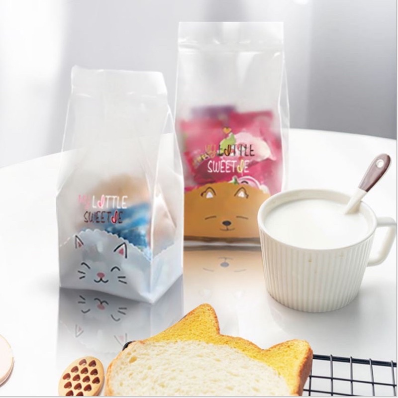 💥ส่งไว💥 ถุงขยายข้างมี 2 ไซส์ลายน่ารัก  ถุงซีลใส่ขนม คุกกี้ เค้กกล้วยหอม - รูปที่ 4