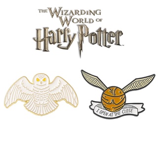 ★ เข็มกลัด รูปนกฮูก และ Quidditch ★ เข็มกลัด รูปพัด Doodle Enamel Pins แบบสร้างสรรค์ สําหรับติดกระเป๋าเป้สะพายหลัง จํานวน 1 ชิ้น