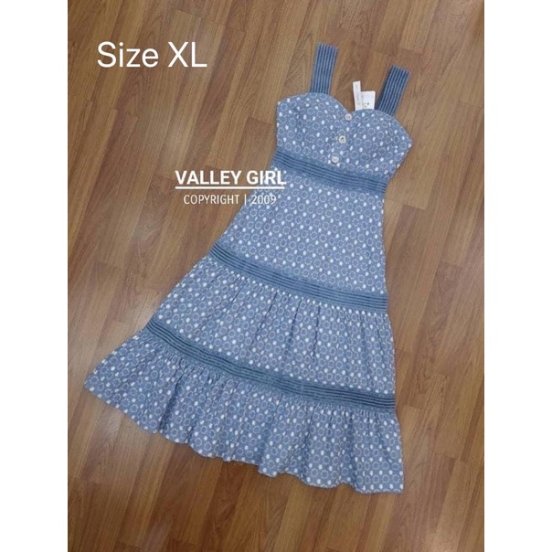 เดรสงานป้าย Valley Girl Size XL มือสอง