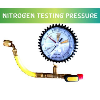 🍑Nitrogen testing pressure gage ยี่ห้อHongsen