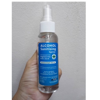 ALCOHOL Sanitising Spray สเปรย์ แอลกอฮอล์ ล้างมือ Fragrace-Free