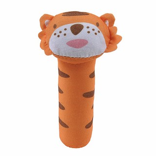 Cute Baby Animal Pattern Cartoon Hand Bell Ring Rattles Kid Plush Soft Toy