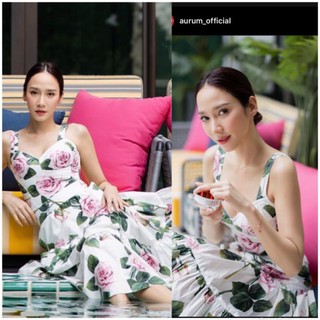 เซต 2ชิ้น ชนช้อปปเลยจ้า กับผ้าชีฟองพิมลาย กุหลาบสุดฮิต
