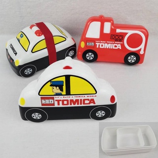 JAPAN SKATER TOMICA POLICE CAR FIRETRUCK MICROWAVE SAFE 800ml LUNCH BOX