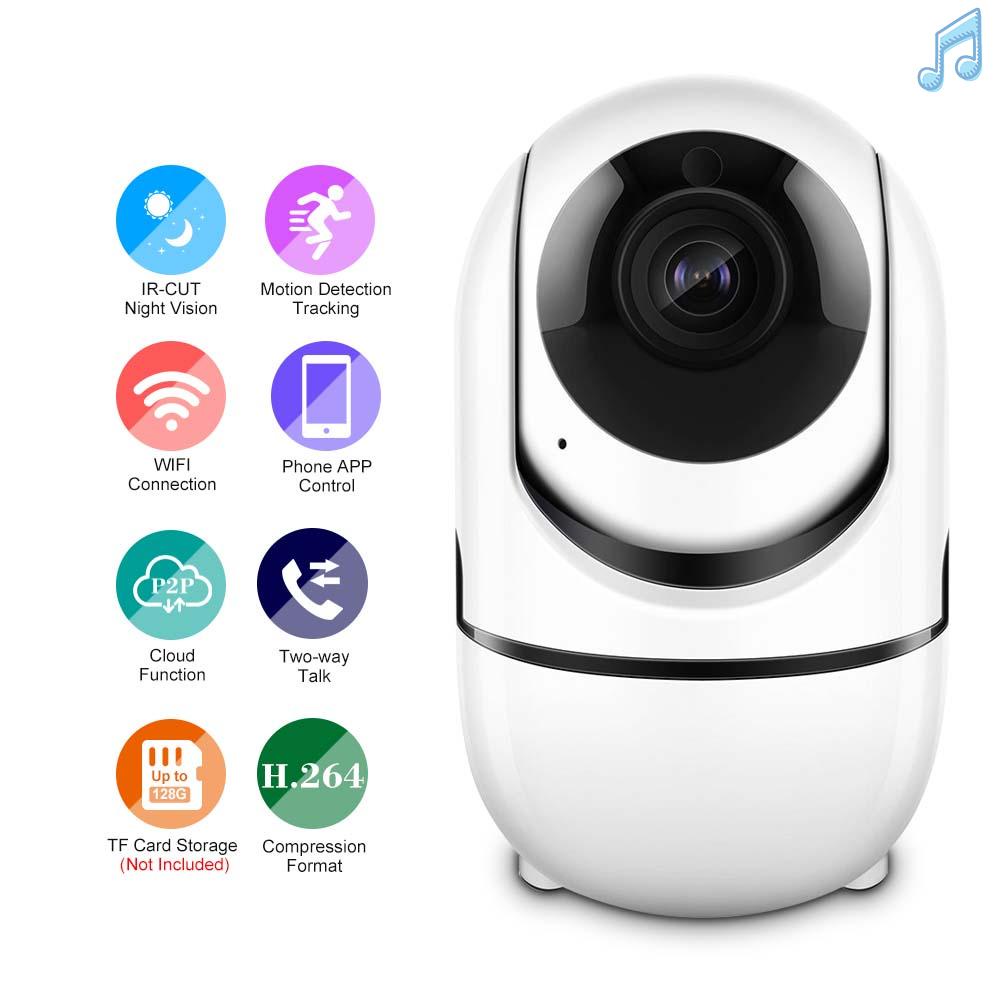 Home Indoor Security Camera 1080P Wireless WiFi Surveillance Camera ...