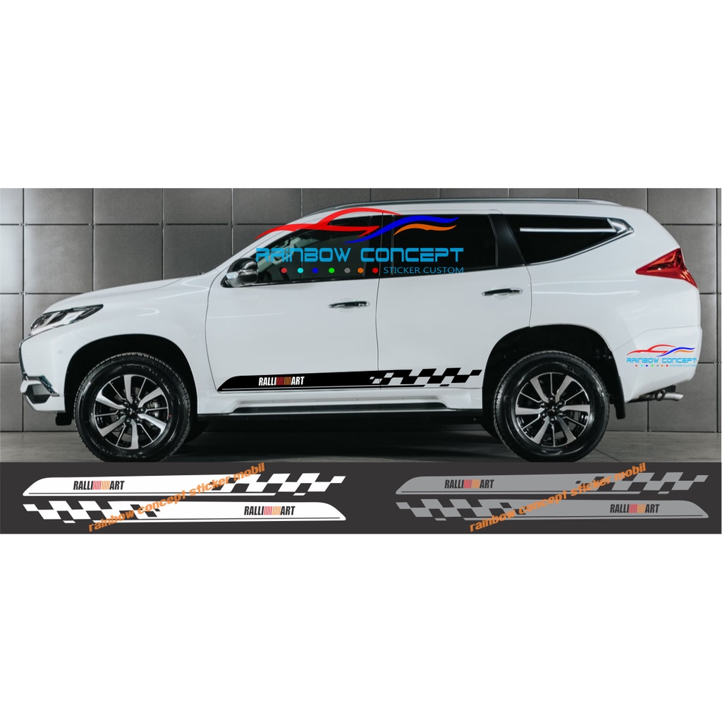 Pajero sport xpander outlander mirage lancer สติ๊กเกอร์ตัดรถยนต์ Cool Larliart list สติ๊กเกอร์